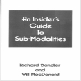 Richard Bandler - Insider_s Guide to Sub-Modalities
