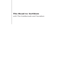Road to serfdom Road to serfdom